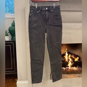 Madewell Women's Straight Leg Jeans in Black